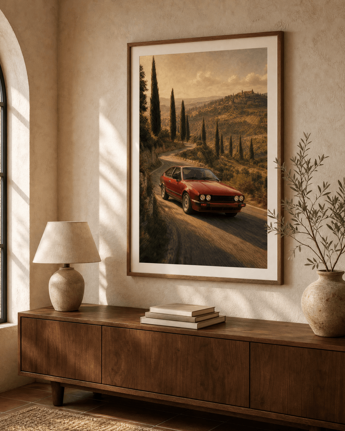 Alfa Romeo GTV6 Poster — Tuscan Hillclimb - Redline